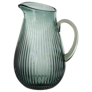IKEA VARDAGEN pitcher, patterned/dark gray-green, 68 oz, Ikea Outlet | 1953JUVEA