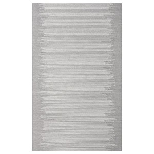 IKEA VATTENAX panel curtain, 24x118 in Gray / White, Ikea Outlet | 4598TVHNX