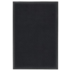 IKEA VATTENVERK door mat, dark gray, 2'0 inx2'11 in Indoor, Ikea Outlet | 5092INXQM