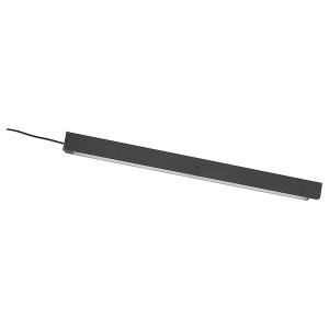IKEA ÖVERSIDAN LED wardrobe lighting strp w sensor, 18 in Dimmable Dark Gray, Ikea Outlet | 6714SRWTO