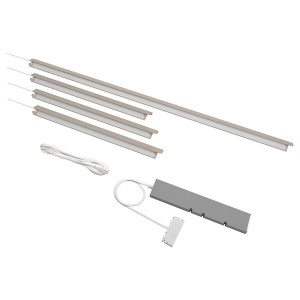 IKEA ÖVERSIDAN / TRÅDFRI lighting kit Beige, Ikea Outlet | 9814HKLBM