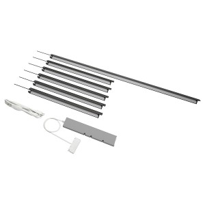 IKEA ÖVERSIDAN / TRÅDFRI lighting kit Dark Gray, Ikea Outlet | 8165WAXFS
