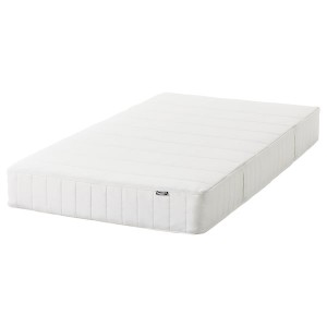 IKEA VESTERÖY pocket spring mattress, Twin Medium Firm / White, Ikea Outlet | 7426CBZIG
