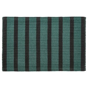 IKEA VÄGSKYLT door mat, 2'0 inx2'11 in Blue / Green / Black, Ikea Outlet | 0687HLOYE