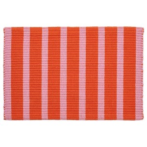 IKEA VÄGSKYLT door mat, 2'0 inx2'11 in Pink / Orange, Ikea Outlet | 2035FZQVE