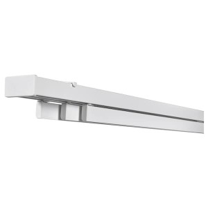 IKEA VIDGA set for panel curtains Ceiling Mounted / White, Ikea Outlet | 6894PKLIX