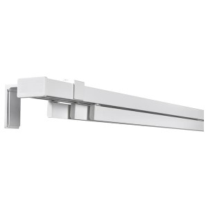 IKEA VIDGA set for panel curtains Wall Mounted / White, Ikea Outlet | 5812UPONV