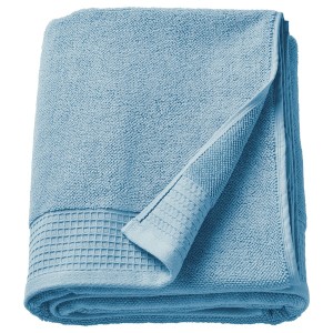 IKEA VINARN bath sheet, 39x59 in Blue, Ikea Outlet | 2410LHVCJ