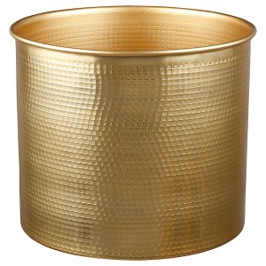 IKEA VINDFLÄKT vase, 10 in Gold, Ikea Outlet | 1293EPHBK