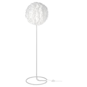 IKEA VINDKAST floor lamp, white, Ikea Outlet | 6348PNBJF