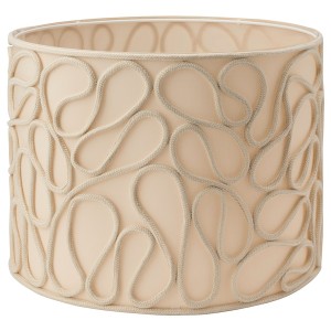 IKEA VINGMAST lamp shade, 17 in Rope Pattern Beige, Ikea Outlet | 6270ZJNXL