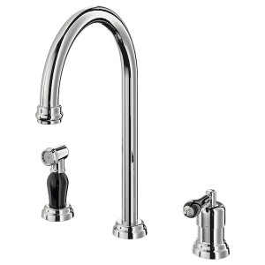 IKEA VITHAVET kitchen faucet/separate handspray, chrome plated, Ikea Outlet | 4573ZKUSM