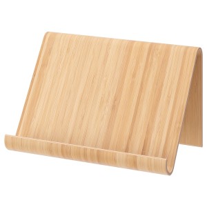 IKEA VIVALLA tablet stand, bamboo, 10 1/4x6 3/4 in, Ikea Outlet | 4207LFVKW