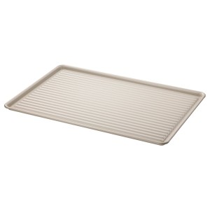 IKEA VÄLVÅRDAD dish drainer, beige/galvanized, 20 ½x13 ¾ in, Ikea Outlet | 4271LQBJN