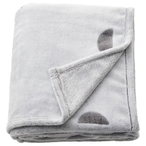 IKEA VÄNKRETS blanket, light gray, 51x67 in, Ikea Outlet | 1350CVNLP