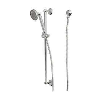 IKEA VOXNAN Riser rail with hand shower/outlet, chrome plated, Ikea Outlet | 5309FBGYH