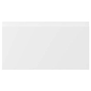IKEA VOXTORP Drawer front, 18x10 in White Matt White, Ikea Outlet | 8542GANWM