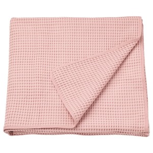 IKEA VÅRELD bedspread, 59x98 in Light Pink, Ikea Outlet | 9753HCUZQ