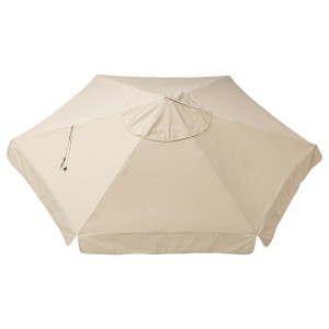 IKEA VÅRHOLMEN Umbrella canopy, beige, 118 1/8 in, Ikea Outlet | 0912YPXTA