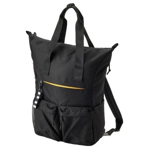 IKEA VÄRLDENS backpack, black, 12 ¼x6x19 ¼ in/7 gallon, Ikea Outlet | 0925VSAQH