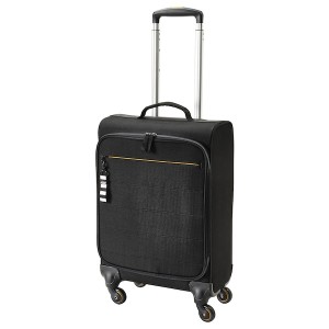 IKEA VÄRLDENS carry-on bag with wheels, black, 13 ½x7 ¾x21 ¼ in/1014 oz, Ikea Outlet | 5346WARCT