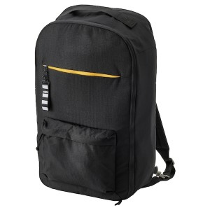 IKEA VÄRLDENS travel back pack, black, 13x6 ¾x21 ¾ in/10 gallon, Ikea Outlet | 4938UIVDF