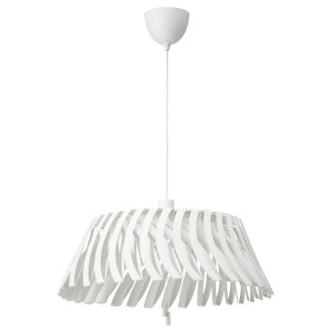 IKEA YTLÄGE pendant lamp, white, 17 in, Ikea Outlet | 4863MIZKW